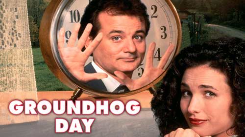 The movie Groundhog Day superbly illustrates the difficult process of recovery.